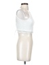 Lulus 100% Polyester White Sleeveless Top Size XXS - photo 4