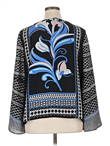 Kaari Blue Long Sleeve Blouse (view 2)
