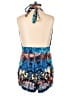 OndadeMar 100% Viscose Print Blue Romper Size S - photo 2