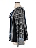 Kaari Blue 100% Polyester Black Long Sleeve Blouse Size XL - photo 5