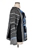 Kaari Blue 100% Polyester Black Long Sleeve Blouse Size XL - photo 4