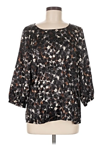 Kelly By Clinton Kelly 3/4 Sleeve Blouse (view 1)