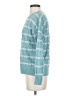 the pulse boutique 100% Polyester Hearts Teal Pullover Sweater Size XS - photo 5