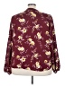 Justify 100% Polyester Burgundy Long Sleeve Blouse Size 3X - photo 2
