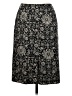 Talbots 100% Cotton Paisley Black Formal Skirt Size 4 - photo 2