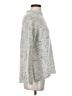 Madewell Tweed Silver Turtleneck Sweater Size S - photo 4
