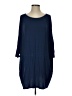 Piko Solid Blue Casual Dress Size S - photo 1