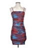 Forever 21 Graphic Blue Red Cocktail Dress Size S - photo 1