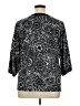 C.D. Daniels Black 3/4 Sleeve Blouse Size 1X - photo 2