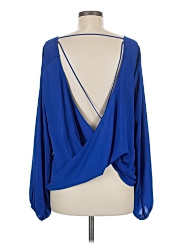 Akira Chicago Black Label Long Sleeve Blouse (view 2)