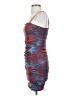 Forever 21 Graphic Blue Red Cocktail Dress Size S - photo 5