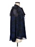 Banana Republic 100% Polyester Blue Long Sleeve Blouse Size M - photo 4