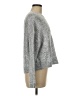 Vince Camuto Chevron-herringbone Gray Silver Pullover Sweater Size M - photo 4