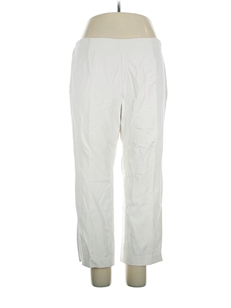 Pre-owned Doncaster Collection Casual Pants In Ivory