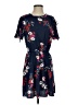 POPSUGAR Floral Blue Casual Dress Size S - photo 1