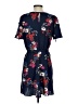 POPSUGAR Floral Blue Casual Dress Size S - photo 2