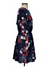 POPSUGAR Floral Blue Casual Dress Size S - photo 4
