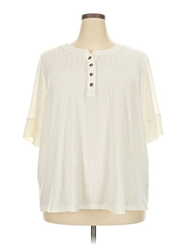 Cato 3/4 Sleeve Blouse (view 1)