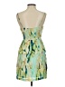 BB Dakota 100% Polyester Print Green Cocktail Dress Size 2 - photo 2