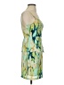 BB Dakota 100% Polyester Print Green Cocktail Dress Size 2 - photo 4