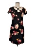 Forever 21 Floral Black Casual Dress Size M - photo 1