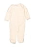 Carter's 100% Polyester Ivory Long Sleeve Onesie 6-9 MO / 9 MO - photo 2