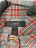 J.Crew Plaid Gray Long Sleeve Button-Down Shirt Size 8 - photo 7