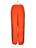 STAUD 100% Polyester Color Block Orange Casual Pants Size S - photo 1
