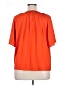 Worthington 100% Polyester Orange Short Sleeve Blouse Size XL - photo 2
