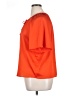 Worthington 100% Polyester Orange Short Sleeve Blouse Size XL - photo 5