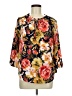 Epilogue Orange 3/4 Sleeve Blouse Size M - photo 1