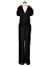 Japna 100% Polyester Solid Black Jumpsuit Size S - photo 1
