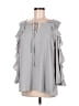 Jodifl Gray 3/4 Sleeve Blouse Size M - photo 1