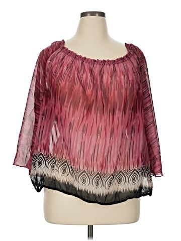 Caren Sport 3/4 Sleeve Blouse (view 1)