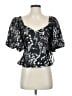 Jonathan Simkhai Black Short Sleeve Blouse Size 4 - photo 1