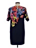 Ann Taylor LOFT 100% Polyester Blue Casual Dress Size S - photo 2