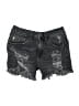 Just USA Stars Black Denim Shorts Size XS - photo 1