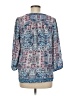 Eliane Rose 100% Polyester Blue 3/4 Sleeve Blouse Size M - photo 2