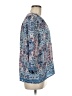 Eliane Rose 100% Polyester Blue 3/4 Sleeve Blouse Size M - photo 4