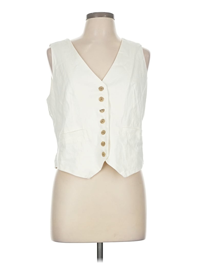 A New Day Vest In White