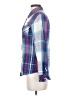 Rails 100% Rayon Plaid Blue Long Sleeve Button-Down Shirt Size XS - photo 5
