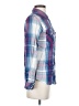 Rails 100% Rayon Plaid Blue Long Sleeve Button-Down Shirt Size XS - photo 4