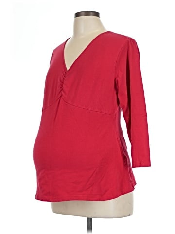 Motherhood 3/4 Sleeve Top (view 1)