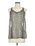 Pull&Bear Silver Sleeveless Top Size M - photo 1