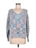 Rachel Zoe TJX 100% Polyester Tweed Blue Pullover Sweater Size M - photo 1