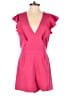 Sugar Lips Solid Pink Romper Size S - photo 1