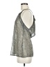 Pull&Bear Silver Sleeveless Top Size M - photo 5