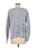 Rachel Zoe TJX 100% Polyester Tweed Blue Pullover Sweater Size M - photo 2