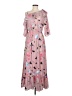 Shein 100% Polyester Pink Casual Dress Size 6 - photo 1