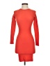 Bebe Solid Orange Cocktail Dress Size S - photo 1